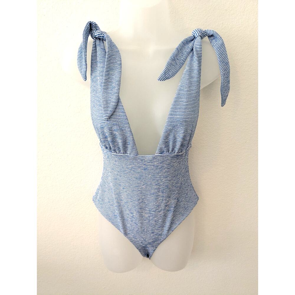 Mara Hoffman Sky Blue One Piece Swimsuit - Picture 3 of 6